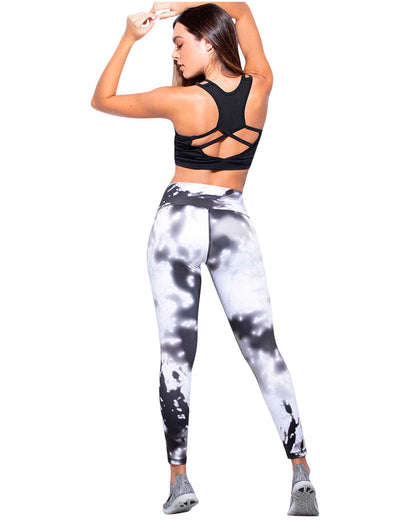 Legging Colombian Pants Sport Tie Dye Smoke LLTD07